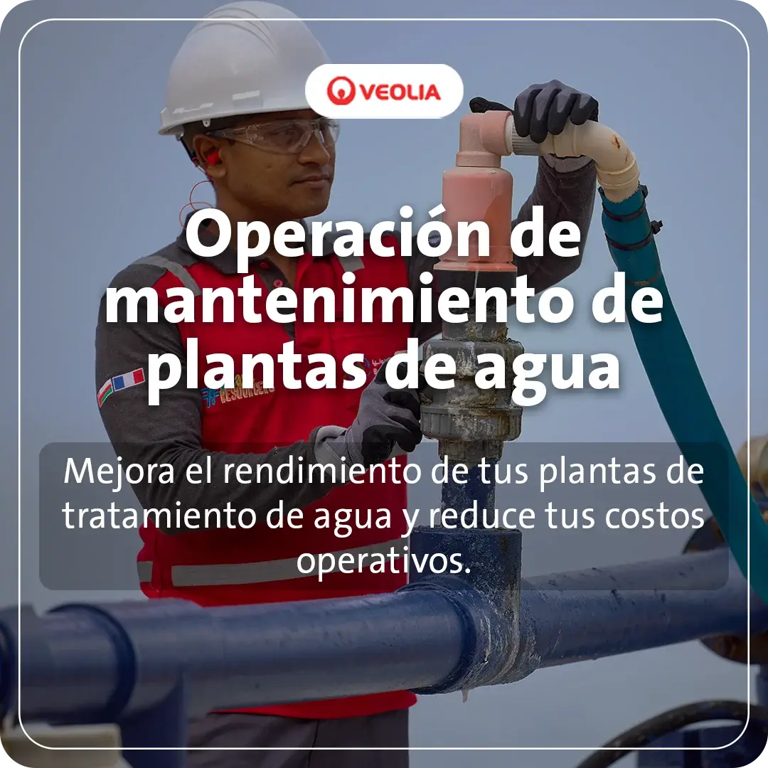 Veolia - Servicio Mantenimiento de plantas de Tratamiento de Agua Residual